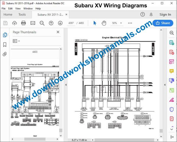 Subaru XV Wiring Diagrams